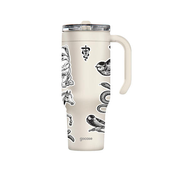 Copo Térmico Life - Veterinária Stickers Aesthetic