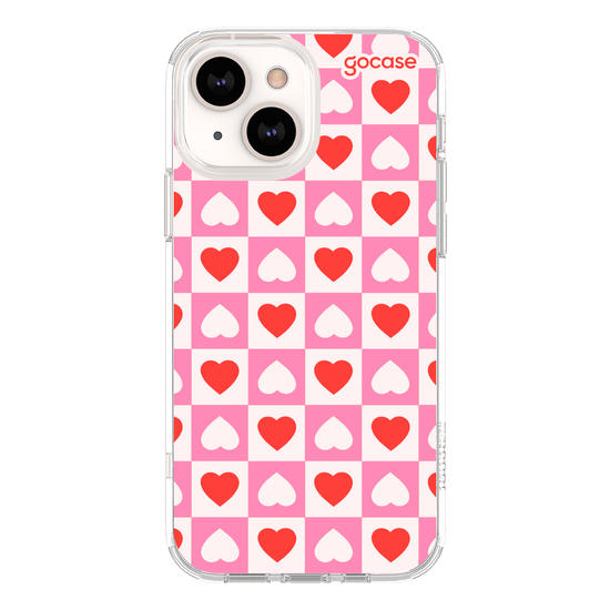 Vichy Hearts Phone Case