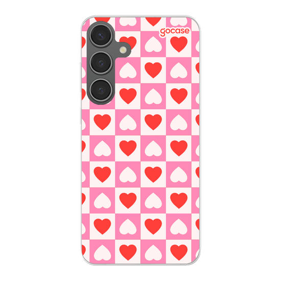 Vichy Hearts Phone Case