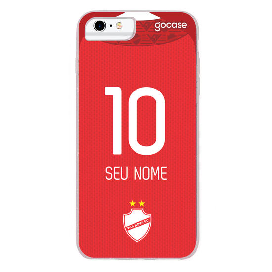 Capinha para celular Vila Nova - Uniforme 1 2020 Personalizado