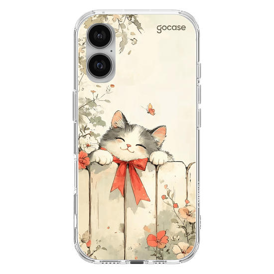 Capinha para celular  Vintage Cat