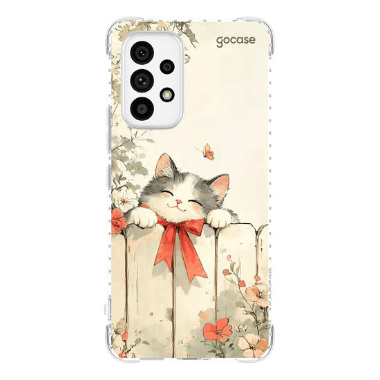 Capinha para celular  Vintage Cat