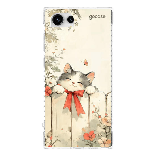 Capinha para celular  Vintage Cat