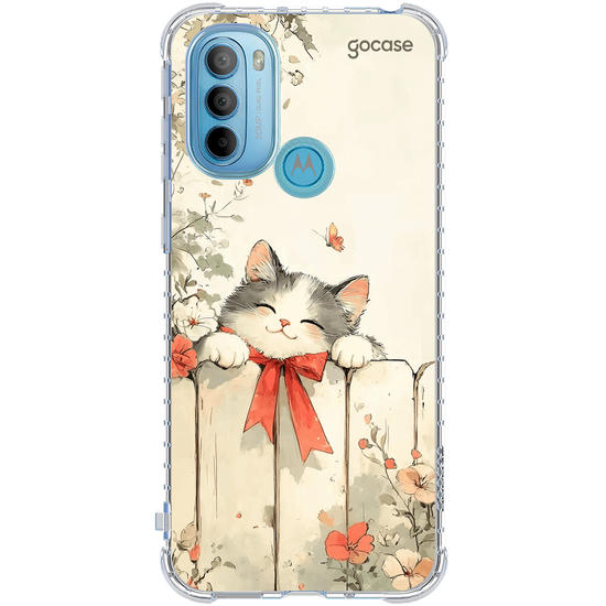 Capinha para celular  Vintage Cat