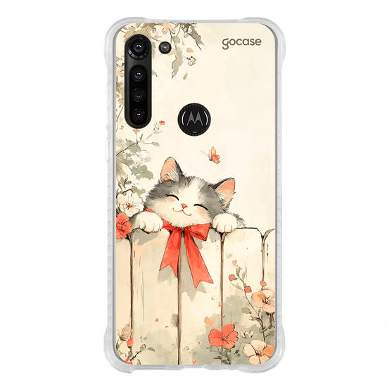 Capinha para celular  Vintage Cat