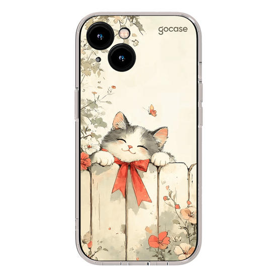 Capinha para celular  Vintage Cat