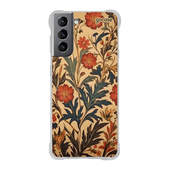 Capinha para celular  Vintage Flora