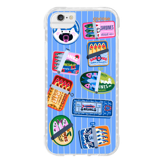 Capinha para celular  Vintage Sardines