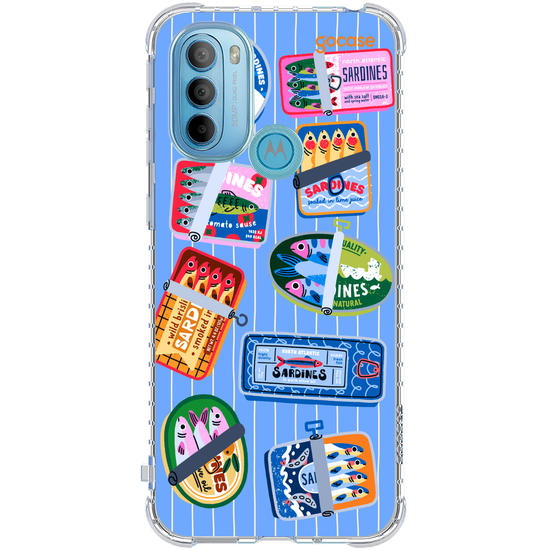 Capinha para celular  Vintage Sardines
