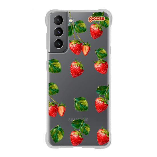 Capinha para celular  Vintage Strawberry