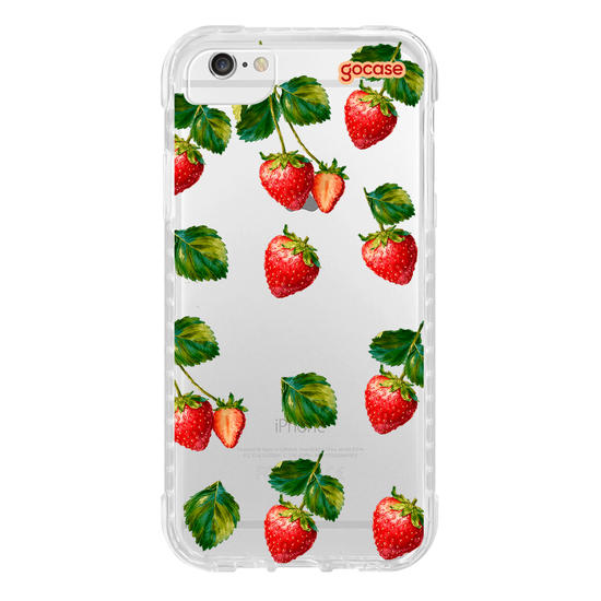 Capinha para celular  Vintage Strawberry