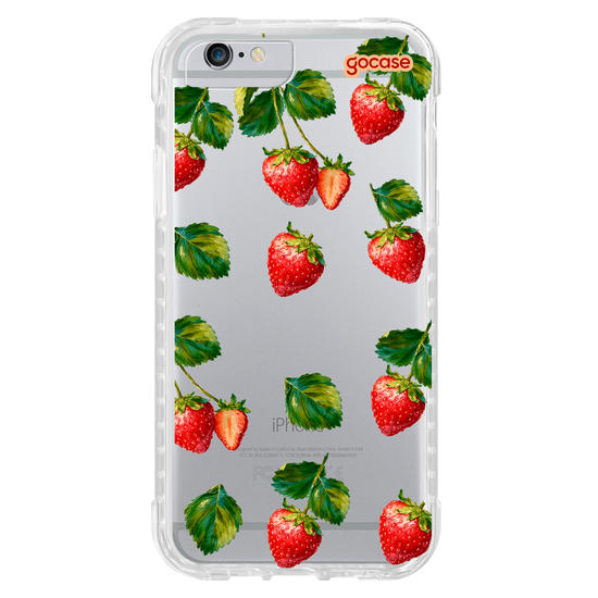 Capinha para celular  Vintage Strawberry