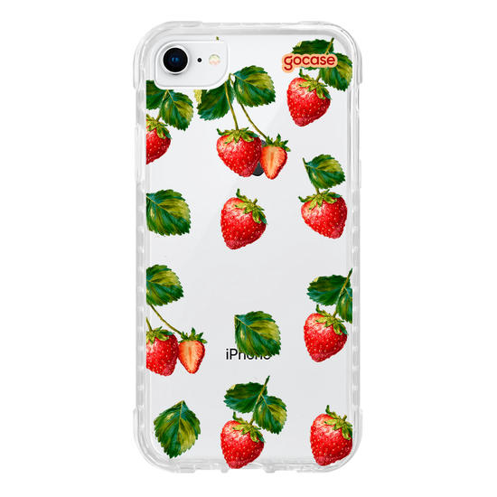 Capinha para celular  Vintage Strawberry