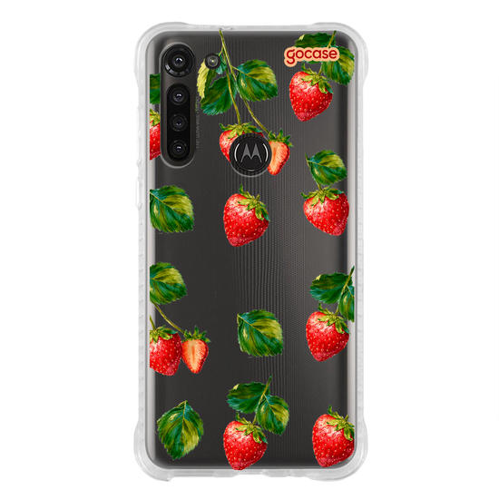 Capinha para celular  Vintage Strawberry