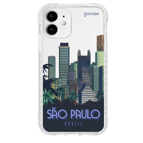 Capinha para celular  Vintage Travel Poster São Paulo