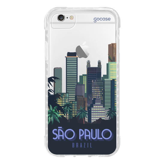 Capinha para celular  Vintage Travel Poster São Paulo