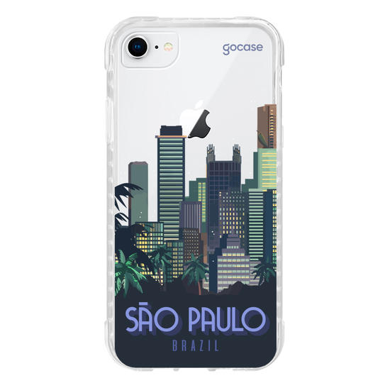Capinha para celular  Vintage Travel Poster São Paulo