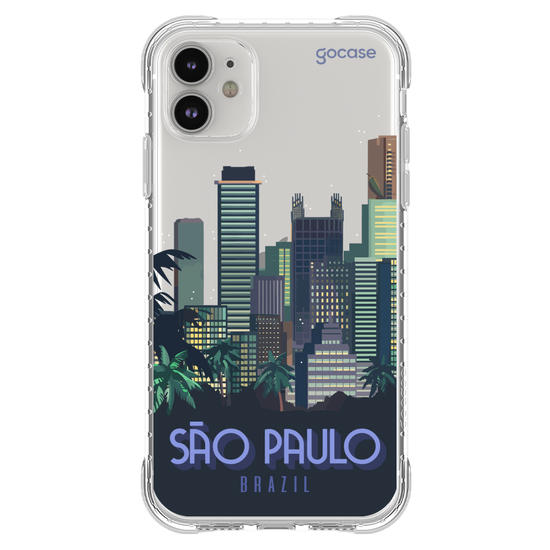Capinha para celular  Vintage Travel Poster São Paulo