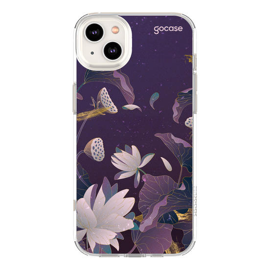 Capinha para celular  Violet Dark Flowers