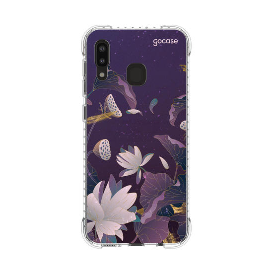 Capinha para celular  Violet Dark Flowers