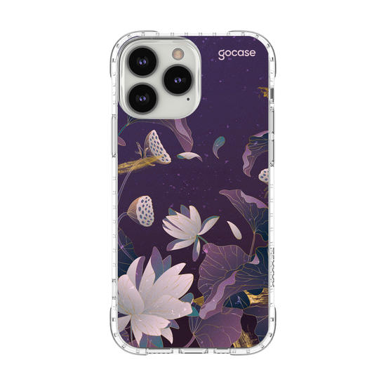 Capinha para celular  Violet Dark Flowers