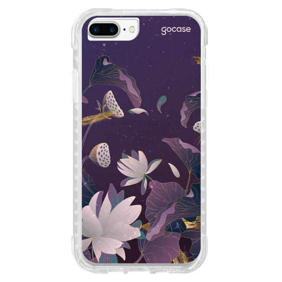 Capinha para celular  Violet Dark Flowers