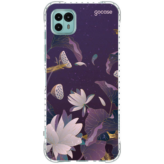 Capinha para celular  Violet Dark Flowers