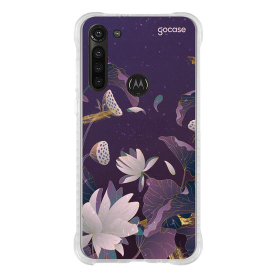 Capinha para celular  Violet Dark Flowers