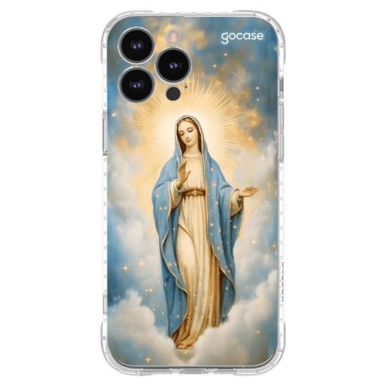 Capinha para celular  Virgem Maria - Estrelada