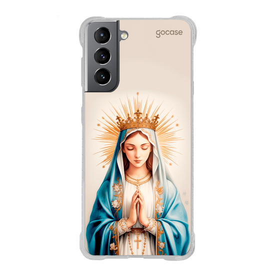 Capinha para celular  Virgem Maria Manto Sagrado