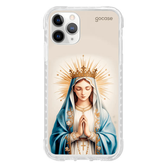 Capinha para celular  Virgem Maria Manto Sagrado