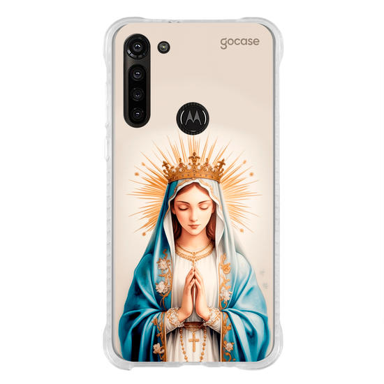 Capinha para celular  Virgem Maria Manto Sagrado
