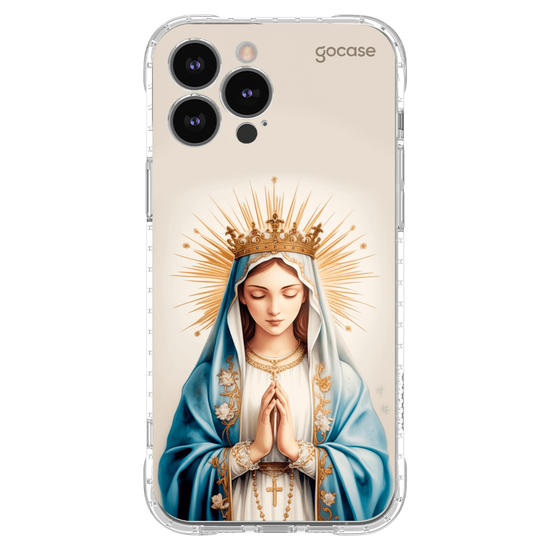 Capinha para celular  Virgem Maria Manto Sagrado
