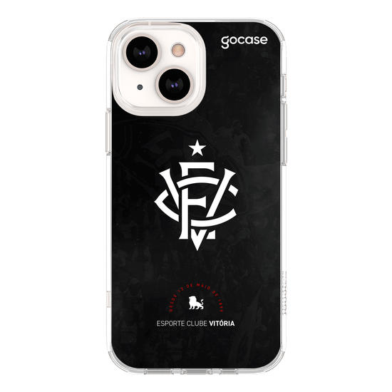 Capinha para celular Vitória - Escudo Retro Black