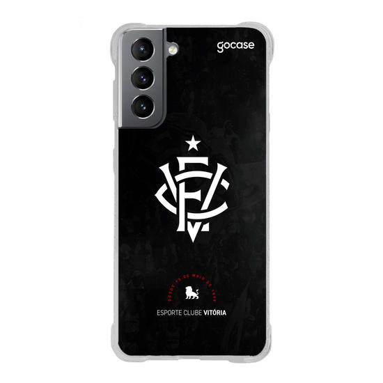 Capinha para celular  Vitória - Escudo Retro Black
