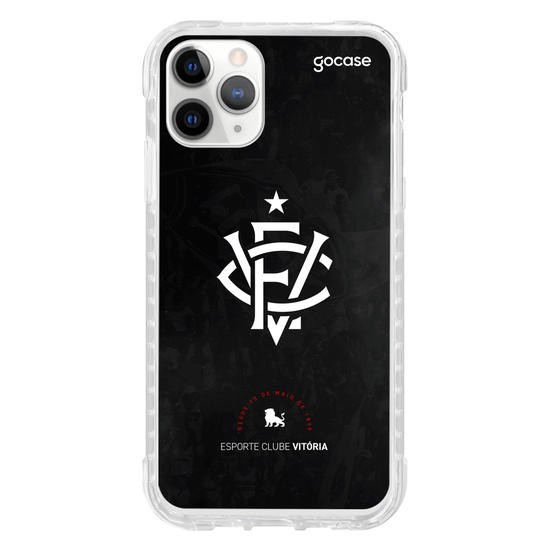 Capinha para celular  Vitória - Escudo Retro Black