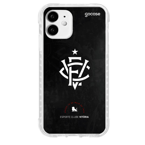 Capinha para celular  Vitória - Escudo Retro Black
