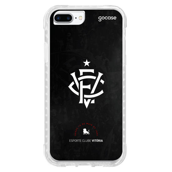 Capinha para celular  Vitória - Escudo Retro Black
