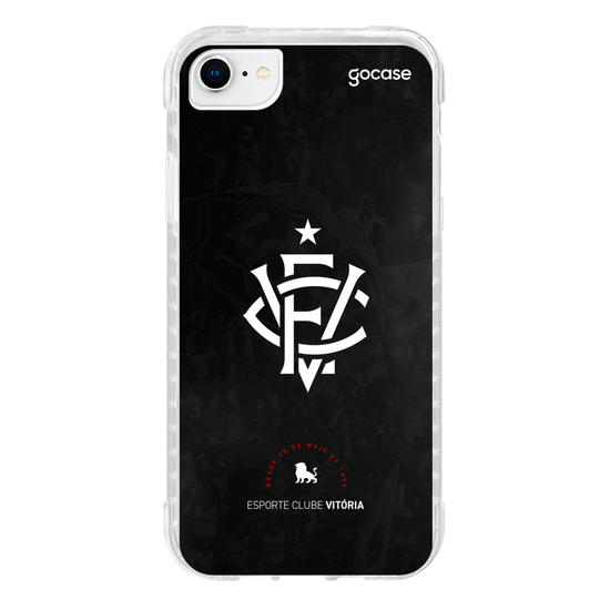Capinha para celular  Vitória - Escudo Retro Black