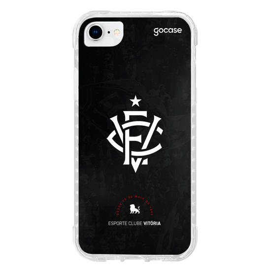 Capinha para celular  Vitória - Escudo Retro Black