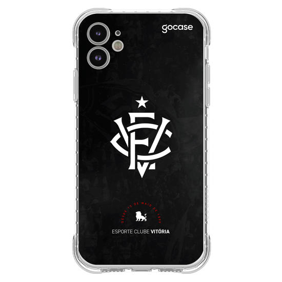 Capinha para celular  Vitória - Escudo Retro Black