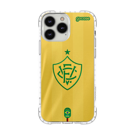 Capinha para celular  Vitória - Uniforme Brasil Amarelo Escudo