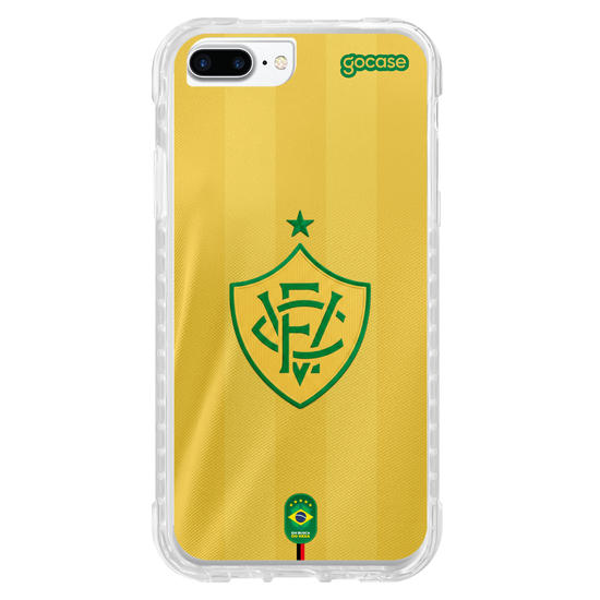 Capinha para celular  Vitória - Uniforme Brasil Amarelo Escudo