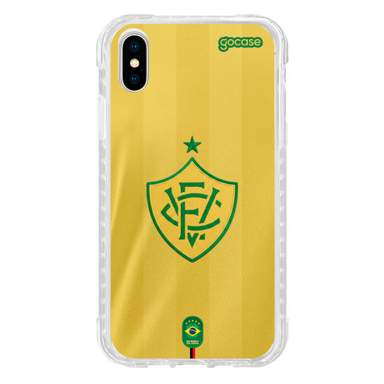Capinha para celular  Vitória - Uniforme Brasil Amarelo Escudo