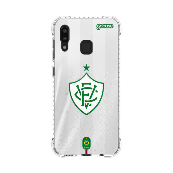 Capinha para celular  Vitória - Uniforme Brasil Branco Escudo