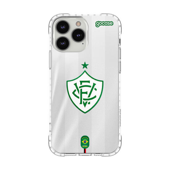 Capinha para celular  Vitória - Uniforme Brasil Branco Escudo