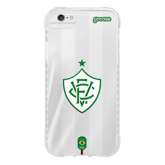 Capinha para celular  Vitória - Uniforme Brasil Branco Escudo