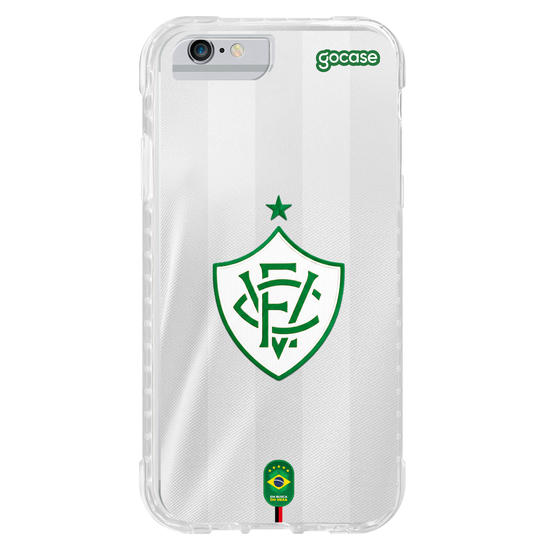 Capinha para celular  Vitória - Uniforme Brasil Branco Escudo