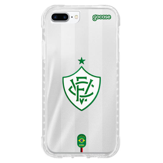 Capinha para celular  Vitória - Uniforme Brasil Branco Escudo