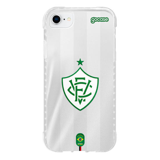 Capinha para celular  Vitória - Uniforme Brasil Branco Escudo
